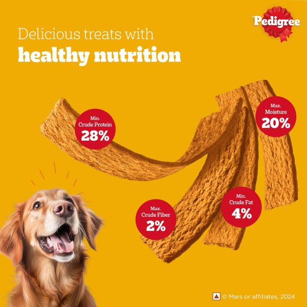 Pedigree® Tasty Jerky™ Chicken Flavour Dog Treat 70g - Image 5