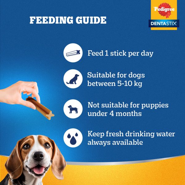 Pedigree Dentastix Oral Care Adult Small Breed (5-10 kg) Dog Treat (110gx16) - Image 5