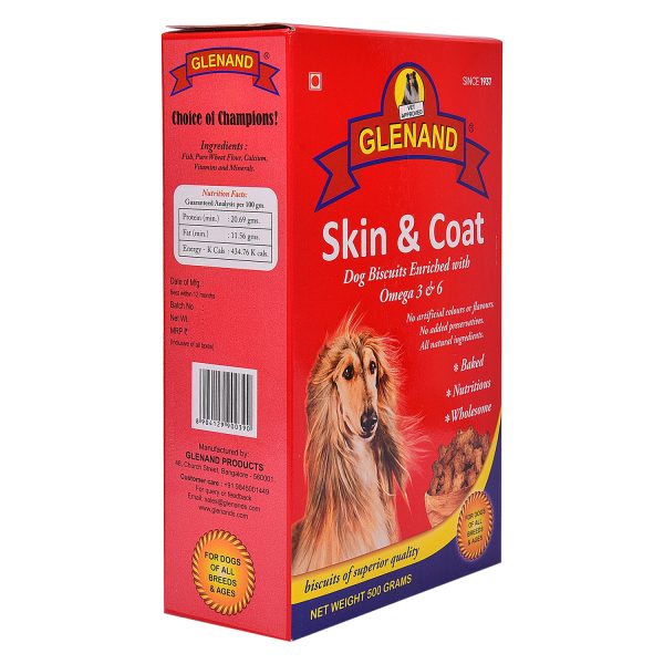 Glenand Skin And Coat Biscuit 500g - Image 2