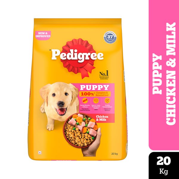 Pedigree Chicken & Milk Puppy Dry Dog Food 20kg