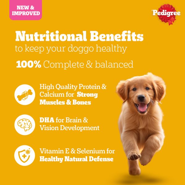 Pedigree Chicken & Milk Puppy Dry Dog Food 20kg - Image 3