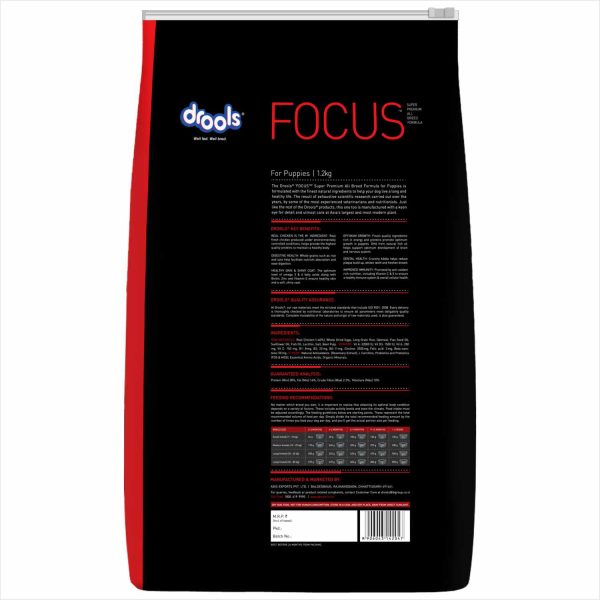 Drools Focus Puppy Super Premium Dog Food, 1.2kg - Image 2