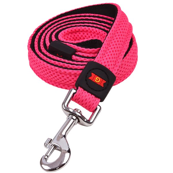 Glenand Mesh Leash Small Pink DCA201 - Image 2