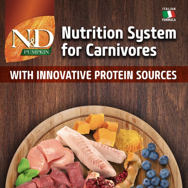 N&D Pumpkin Lamb & Blueberry Grain Free Dog Dry Food Adult Medium & Maxi Breed 2.5kg - Image 5