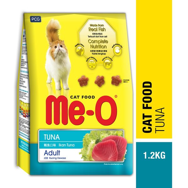 Me-O Cat Dry Food Adult Tuna 1.2kg