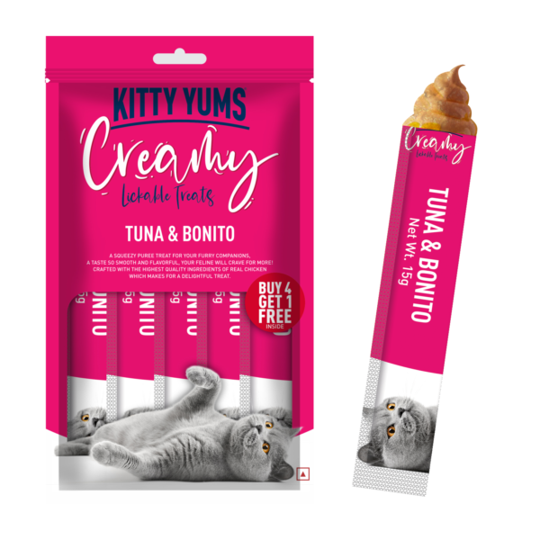 Kitty Yums Creamy Tuna & Bonito 75g