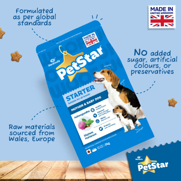 Petstar Starter Mother and Babydog 3kg Dog Food