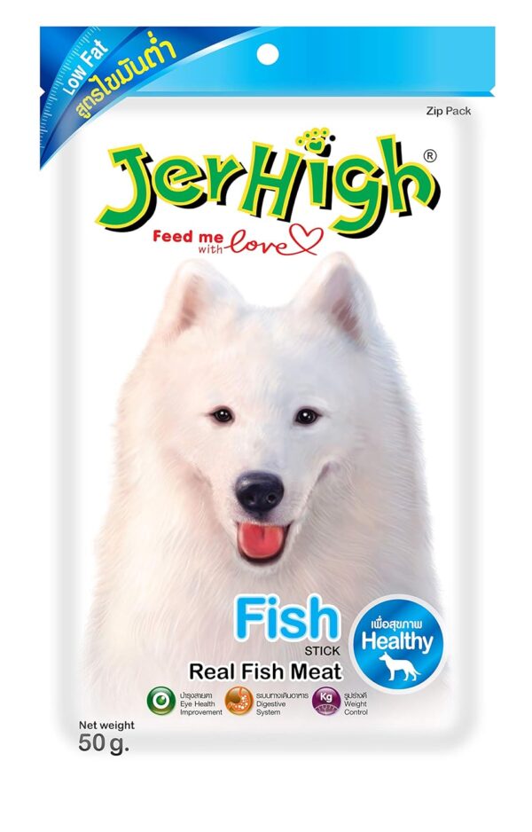 JerHigh Fish Stix Dog Treat 50g