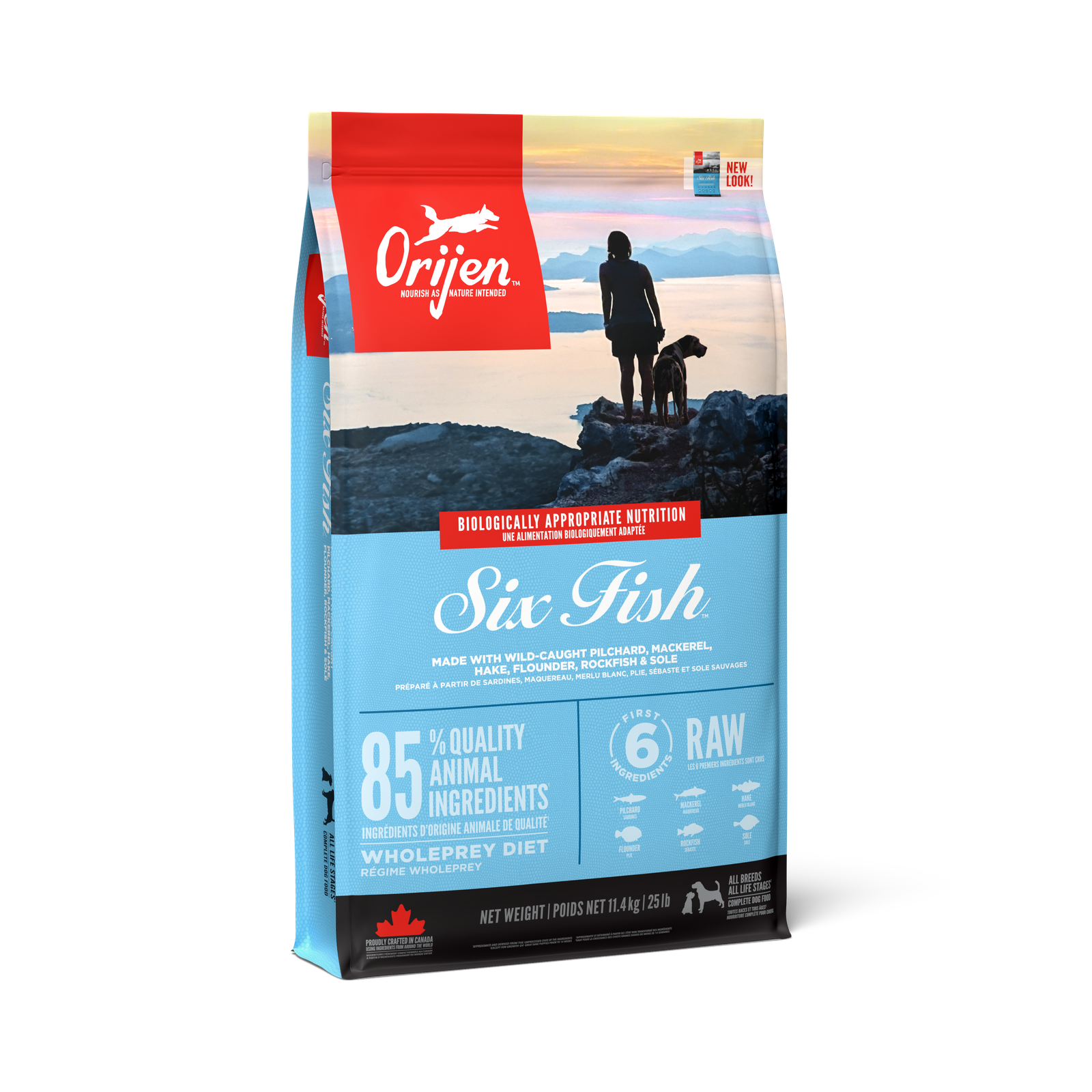 Orijen Six Fish Dry Dog Food 11.4 Kg