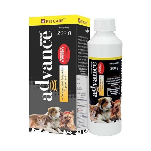 Petcare Nutricoat Advance Omega 3 + 6 Syrup for Dogs and Cats