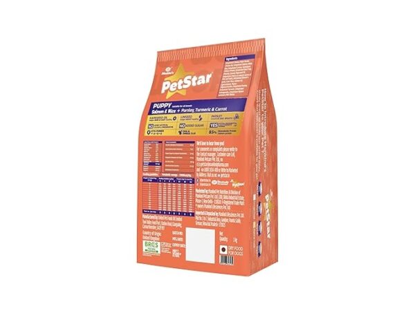 Petstar Salmon & Rice Puppy Dry Food - 1kg - Image 2