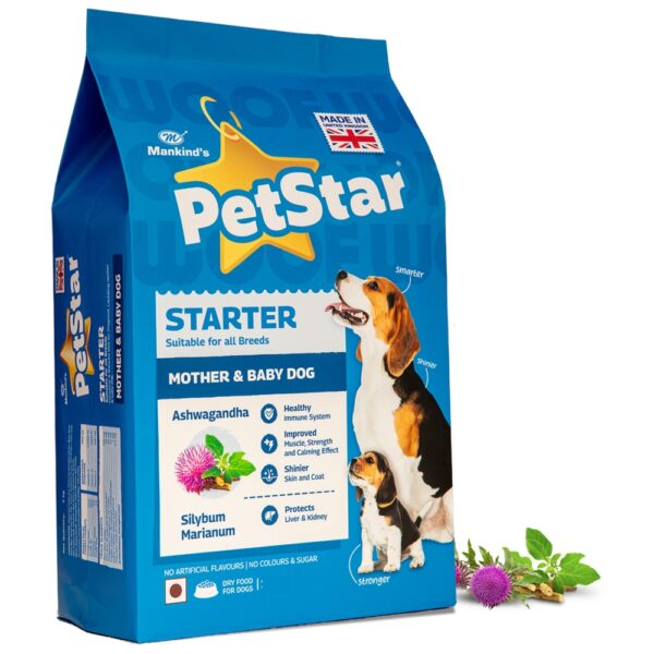 Petstar Starter Mother & Baby Dog Dry Food - 1kg