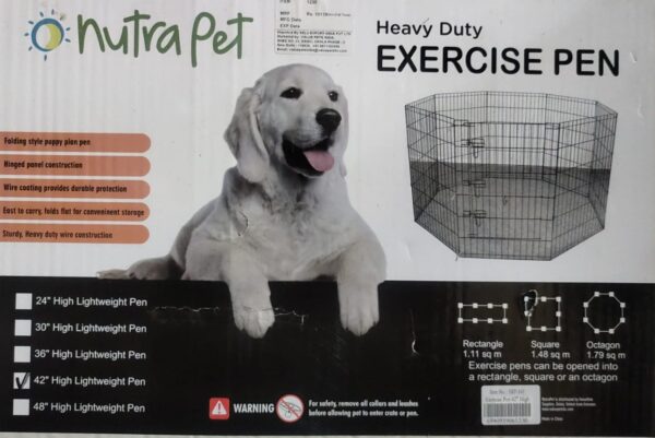 NUTRAPET PLAY PEN 24X42 inch