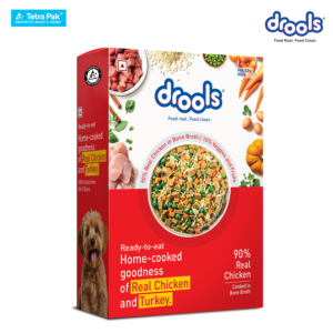 Drools Tetra Pack Real Chicken Turkey 350gm