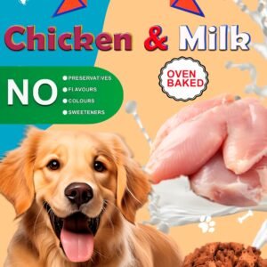 CHICKEN AND MILK DOG BISCUITS